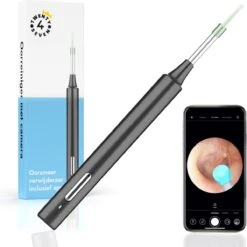 Professionele Oorreiniger Met Camera - Oorsmeer Verwijderaar - Ear Cleaner - Zwart - Inclusief App