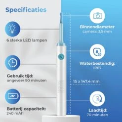 Oorsmeer Verwijderaar Met Camera – Oorreiniger – Ear Cleaner – WiFi – Wit 15 Oorsmeer Verwijderaar Met Camera – Oorreiniger – Ear Cleaner – WiFi – Wit -Zelfzorg Winkel 1200x1200 149