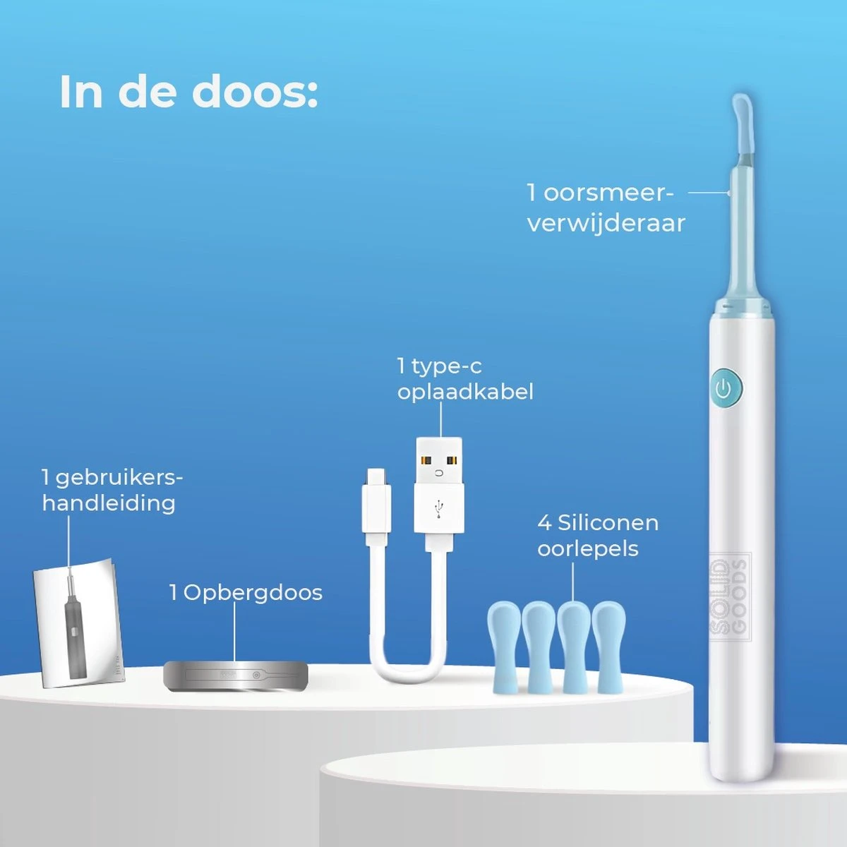 Oorsmeer Verwijderaar Met Camera – Oorreiniger – Ear Cleaner – WiFi – Wit 9 Oorsmeer Verwijderaar Met Camera – Oorreiniger – Ear Cleaner – WiFi – Wit - Afbeelding 7