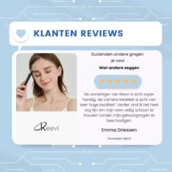 Reevi EarCleaner – 1 Jaar Garantie - Oorreiniger – Oorsmeer Verwijderaar – Mee Eters Verwijderen - Met Camera, Lamp En App Op Smartphone -Zelfzorg Winkel 1200x1200 151