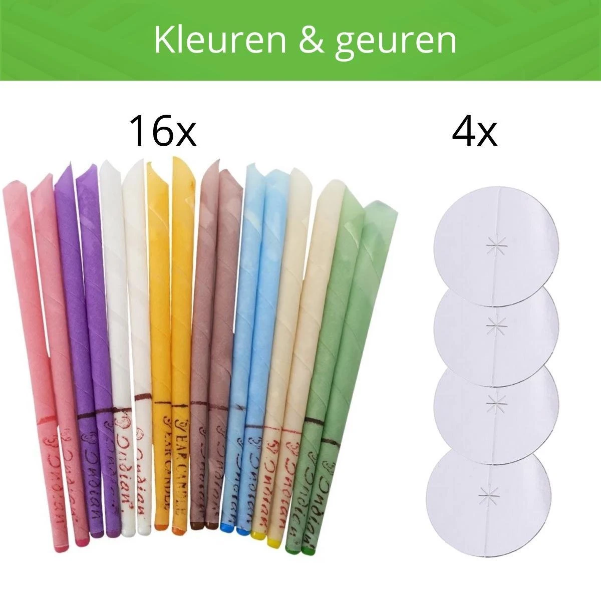 16 Natuurlijke VAIVE Oorkaarsen - Bijenwas Oorkaars - Oorsmeer Verwijderaar - Earcandle 6 16 Natuurlijke VAIVE Oorkaarsen - Bijenwas Oorkaars - Oorsmeer Verwijderaar - Earcandle - Afbeelding 4