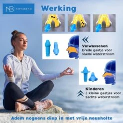 Novabeau Neusdouche Met 15 Extra Zoutzakjes En Neusspray - Neusspoeler Van 300 Ml Voor Hooikoorts En Verstopte Neus – Neusreiniger Voor Volwassenen En Kinderen – Neuspomp – Neti Pot 14 Novabeau Neusdouche Met 15 Extra Zoutzakjes En Neusspray - Neusspoeler Van 300 Ml Voor Hooikoorts En Verstopte Neus – Neusreiniger Voor Volwassenen En Kinderen – Neuspomp – Neti Pot -Zelfzorg Winkel 1200x1200 201