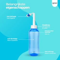 QOSO Neusdouche Met 2X Neusspray | 80 Zakjes Nasaal Spoelzout | 4 Opzetstukken | 300 ML Neusdouche Volwassenen | Neusspoeler | Neusreiniger Met Reistasje| Neusspray 18 QOSO Neusdouche Met 2X Neusspray | 80 Zakjes Nasaal Spoelzout | 4 Opzetstukken | 300 ML Neusdouche Volwassenen | Neusspoeler | Neusreiniger Met Reistasje| Neusspray -Zelfzorg Winkel 1200x1200 218
