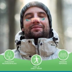 Dorby Anti Snurk Neuspleisters - Biohacking Anti Snurk Pleisters - Anti Snoring Neusstrips- Nasal Strips - Snurken Anti Snurk Producten - Breathe Right - 60st -Zelfzorg Winkel 1200x1200 237