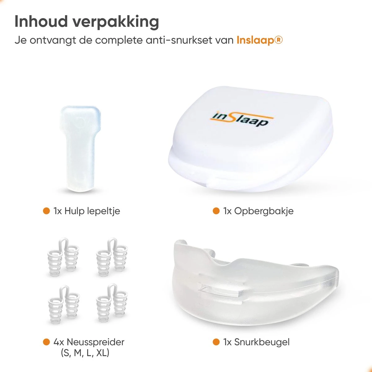 InSlaap Anti Snurk - Anti Snurk Beugel - Anti Snurk Producten - Snurkbeugels - Anti Snurk - Gebitsbeschermer - Anti Snurk Neusspreider - Neusspreider - Knarsbitje 7 InSlaap Anti Snurk - Anti Snurk Beugel - Anti Snurk Producten - Snurkbeugels - Anti Snurk - Gebitsbeschermer - Anti Snurk Neusspreider - Neusspreider - Knarsbitje - Afbeelding 5