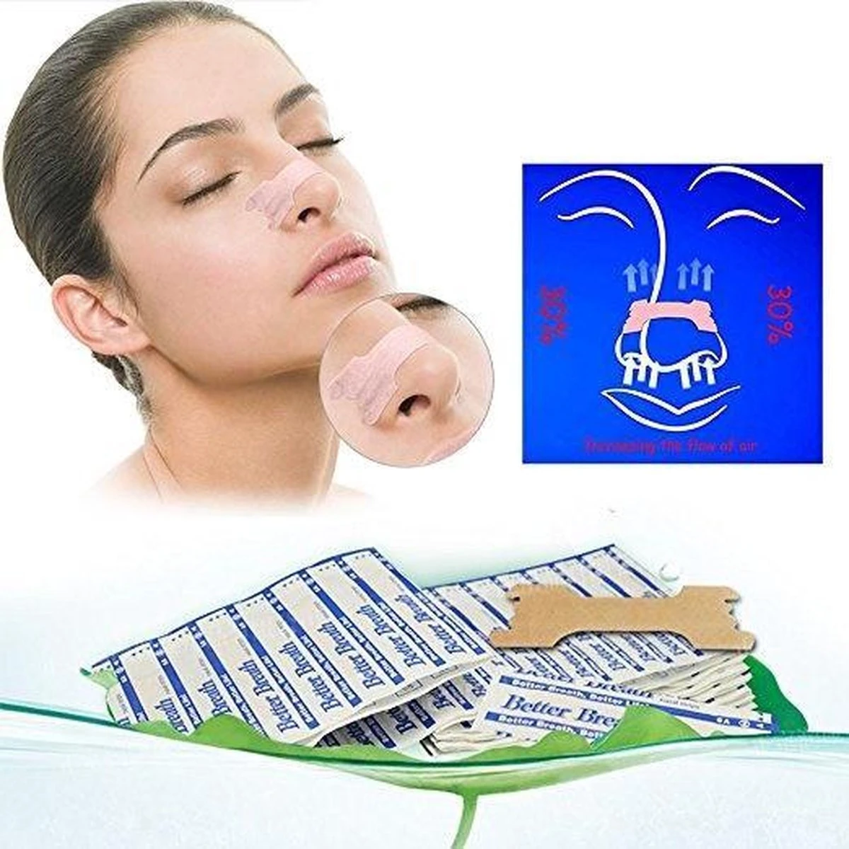 Gohh Neusstrips 120 Stuks (Large) Beter Ademen - Anti Snurk Pleisters 8 Gohh Neusstrips 120 Stuks (Large) Beter Ademen - Anti Snurk Pleisters - Afbeelding 6