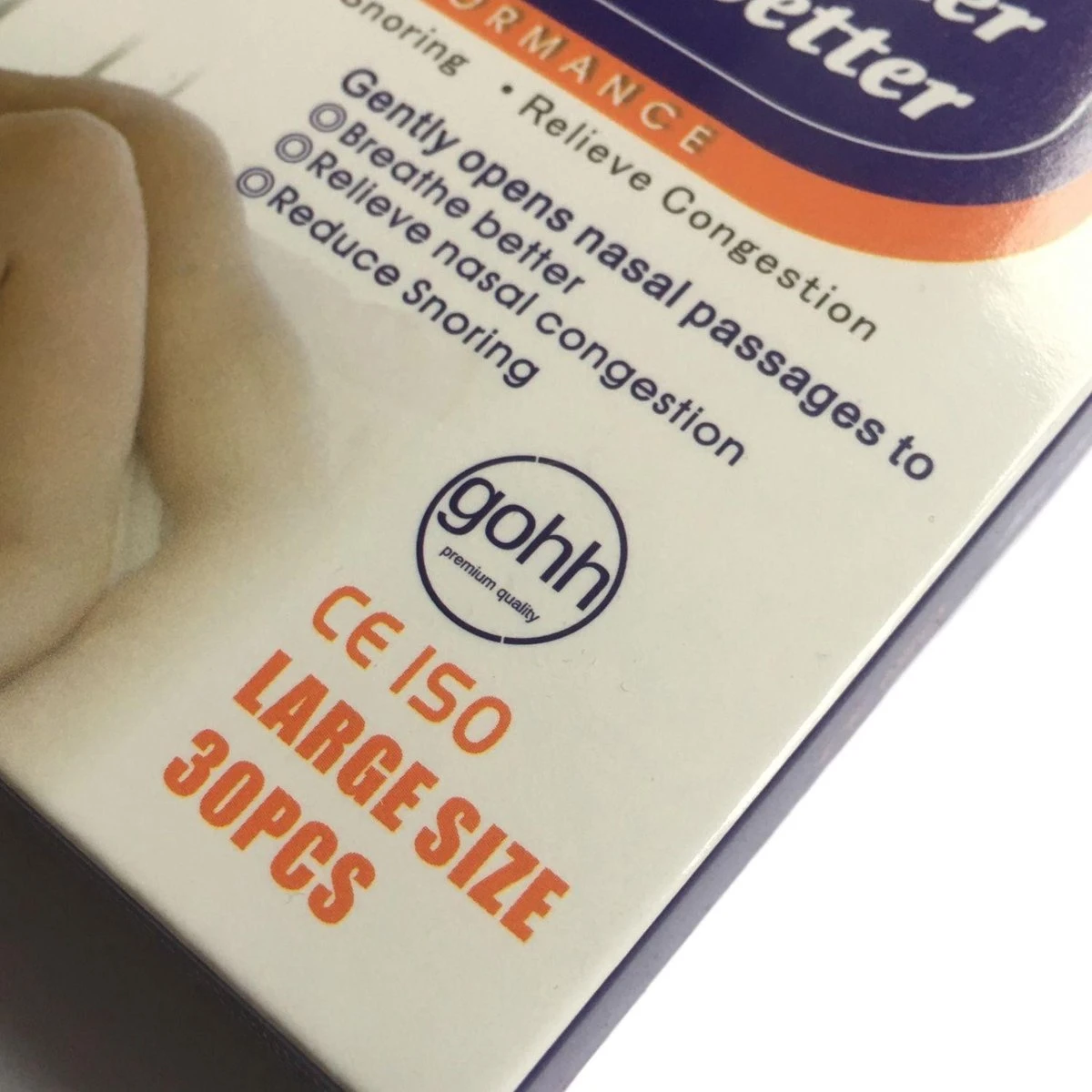 Gohh Neusstrips 120 Stuks (Large) Beter Ademen - Anti Snurk Pleisters 9 Gohh Neusstrips 120 Stuks (Large) Beter Ademen - Anti Snurk Pleisters - Afbeelding 7