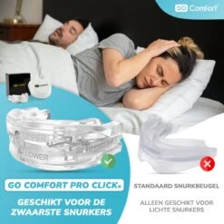 Anti Snurk Oplossing - GO COMFORT PRO CLICK® - Anti Snurk Beugel Op Maat - Voor Zware Snurkers - Geschikt Voor Mannen En Vrouwen -Zelfzorg Winkel 1200x1200 342
