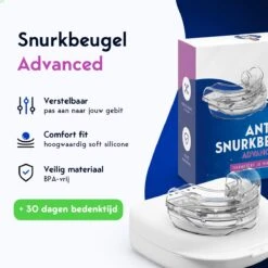 Breathec Anti Snurkbeugel Advanced - Verstelbaar 0-10MM - Verstelbare Anti Snurk Beugel - Bitje Tegen Zwaar Snurken - Knarsbitje & Gebitsberscherming -Zelfzorg Winkel 1200x1200 363