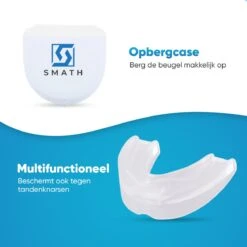 Smath Snurkbeugel – Anti Snurk Producten – Tandenknarsen Bitje – Nacht Beugel – Gebitsbeschermer – Knarsbitje – Incl. Opbergcase -Zelfzorg Winkel 1200x1200 368