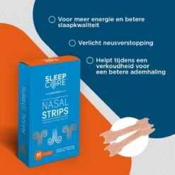 SleepCore® - 90 Neuspleisters - Anti Snurk Pleisters - Neusstrips - Strips - Hypoallergene Lijm - 90 Strips - Slaapproblemen - Breathe - Slaap - Bandage - Right - Ademen - Neus - Sterke Kleefstof - Stuks - Neusspreider - Snurken - Right - Well