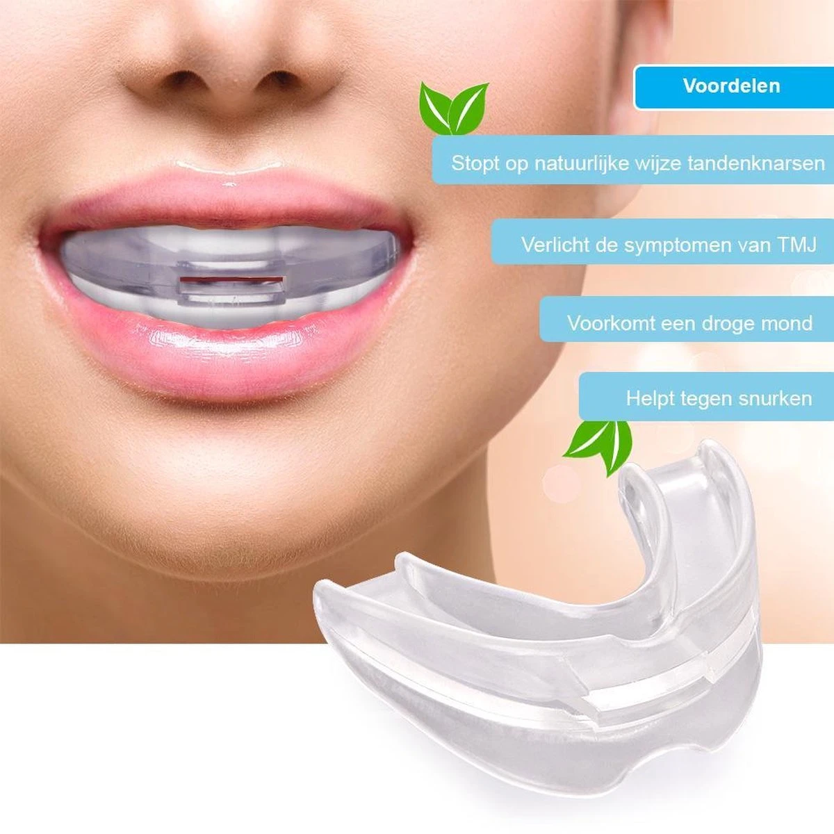 Premium Anti Snurk Set - Anti Snurkbeugel / Bitje - Anti Snurk Clip - Snurken - Slaap Apneu - Opbergcase - Betere Nachtrust - BPA-free 6 Premium Anti Snurk Set - Anti Snurkbeugel / Bitje - Anti Snurk Clip - Snurken - Slaap Apneu - Opbergcase - Betere Nachtrust - BPA-free - Afbeelding 4