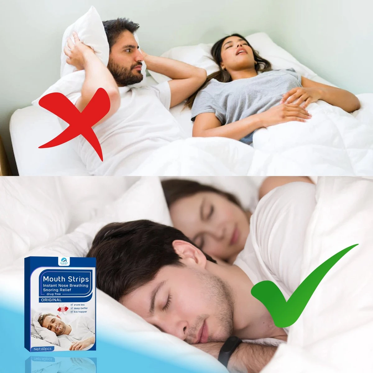 Sleep Fantasy Anti Snurk Strips 60 Stuks – Pleisters – Anti Snurk Producten – Slaap Mondtape – Anti Snurkstrips 10 Sleep Fantasy Anti Snurk Strips 60 Stuks – Pleisters – Anti Snurk Producten – Slaap Mondtape – Anti Snurkstrips - Afbeelding 8