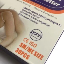 Gohh Neusstrips 30 Stuks (Small/Medium) Beter Ademen - Anti Snurk Pleisters -Zelfzorg Winkel 1200x1200 402