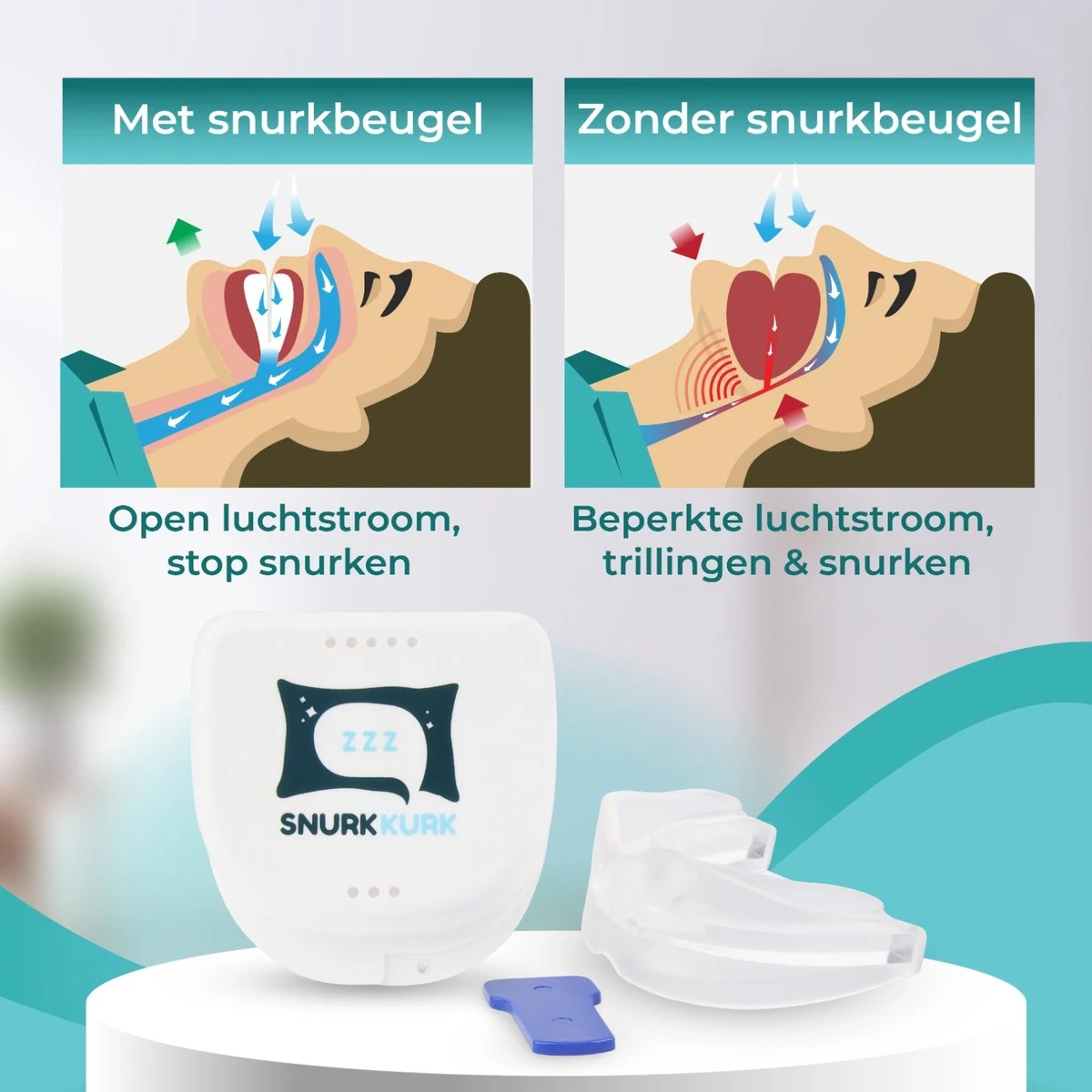 Snurkkurk® Anti Snurkbeugel - Anti Snurk Beugel & Anti Knarsbitje Tegen Snurken – Anti Snurk Bitje – Anti Snurkbeugel & Gebitsbeschermer 5 Snurkkurk® Anti Snurkbeugel - Anti Snurk Beugel & Anti Knarsbitje Tegen Snurken – Anti Snurk Bitje – Anti Snurkbeugel & Gebitsbeschermer - Afbeelding 3