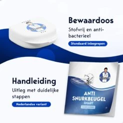 Merkloos Anti Snurkbeugel Smart – Anti Snurk Beugel Tegen Snurken - Anti Snurk Bitje - Knarsbitje & Gebitsberscherming -Zelfzorg Winkel 1200x1200 430