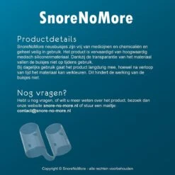 SnoreNoMore Flexibele Anti Snurk Neusbuisjes - Helpt Direct Tegen Snurken -Zelfzorg Winkel 1200x1200 433