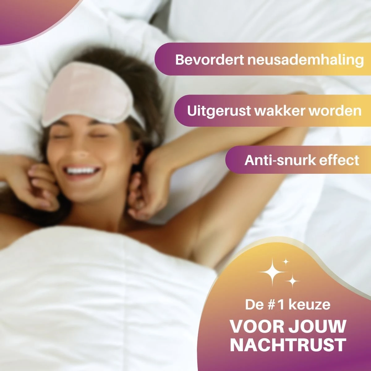 JT Products Anti Snurk Strips – 30 Stuks – Mondpleister – Vanaf 8 Jaar - Myotape – Mouth Tape – Mondtape – Slaap Tape - Sleeptape – Snurken – Neusademhaling – Mondademhaling 4 JT Products Anti Snurk Strips – 30 Stuks – Mondpleister – Vanaf 8 Jaar - Myotape – Mouth Tape – Mondtape – Slaap Tape - Sleeptape – Snurken – Neusademhaling – Mondademhaling - Afbeelding 2