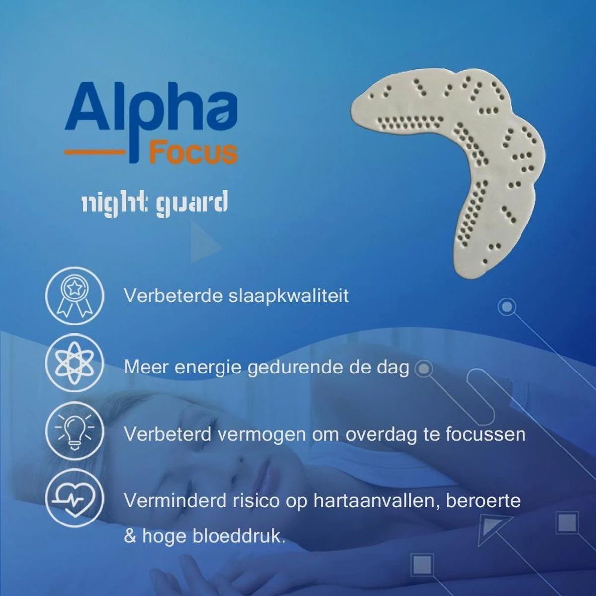 AlphaFocus Anti Knarsbitje - Gebitsbeschermer - Tandenknarsen Bitje Volwassenen & Kinderen - Bruxisme - Nachtbitje - Knarsbeugel - Tandenbeschermer - Dental Guard - Wit 7 AlphaFocus Anti Knarsbitje - Gebitsbeschermer - Tandenknarsen Bitje Volwassenen & Kinderen - Bruxisme - Nachtbitje - Knarsbeugel - Tandenbeschermer - Dental Guard - Wit - Afbeelding 5
