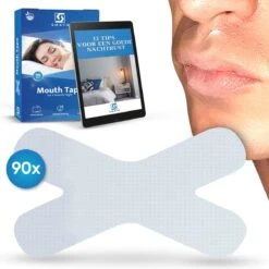 Smath Anti Snurk Slaaptape – 90 Stuks – Mouth Sleep Tape – Mond Pleister – Beter Slapen – Myotape Anti Snurkstrips Volwassenen – Snurken