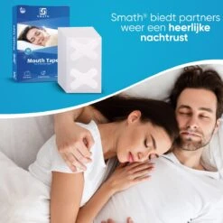 Smath Anti Snurk Slaaptape – 90 Stuks – Mouth Sleep Tape – Mond Pleister – Beter Slapen – Myotape Anti Snurkstrips Volwassenen – Snurken -Zelfzorg Winkel 1200x1200 462