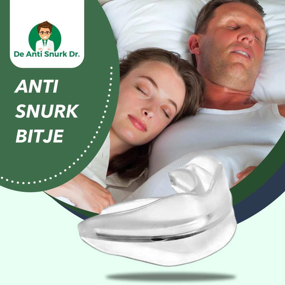 Anti Snurk Beugel Incl. Reinigingstabletten Bitje Antisnurk Snurken - Snurk Producten - Strips - Neusspreider - AntiSnurkDr® 5 Anti Snurk Beugel Incl. Reinigingstabletten Bitje Antisnurk Snurken - Snurk Producten - Strips - Neusspreider - AntiSnurkDr® - Afbeelding 3