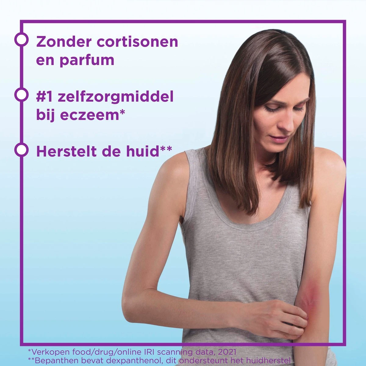 Bepanthen Eczeem Creme - Verlicht Jeuk En Roodheid - Mild Tot Matig Atopisch Eczeem - 50 Gram 10 Bepanthen Eczeem Creme - Verlicht Jeuk En Roodheid - Mild Tot Matig Atopisch Eczeem - 50 Gram - Afbeelding 8