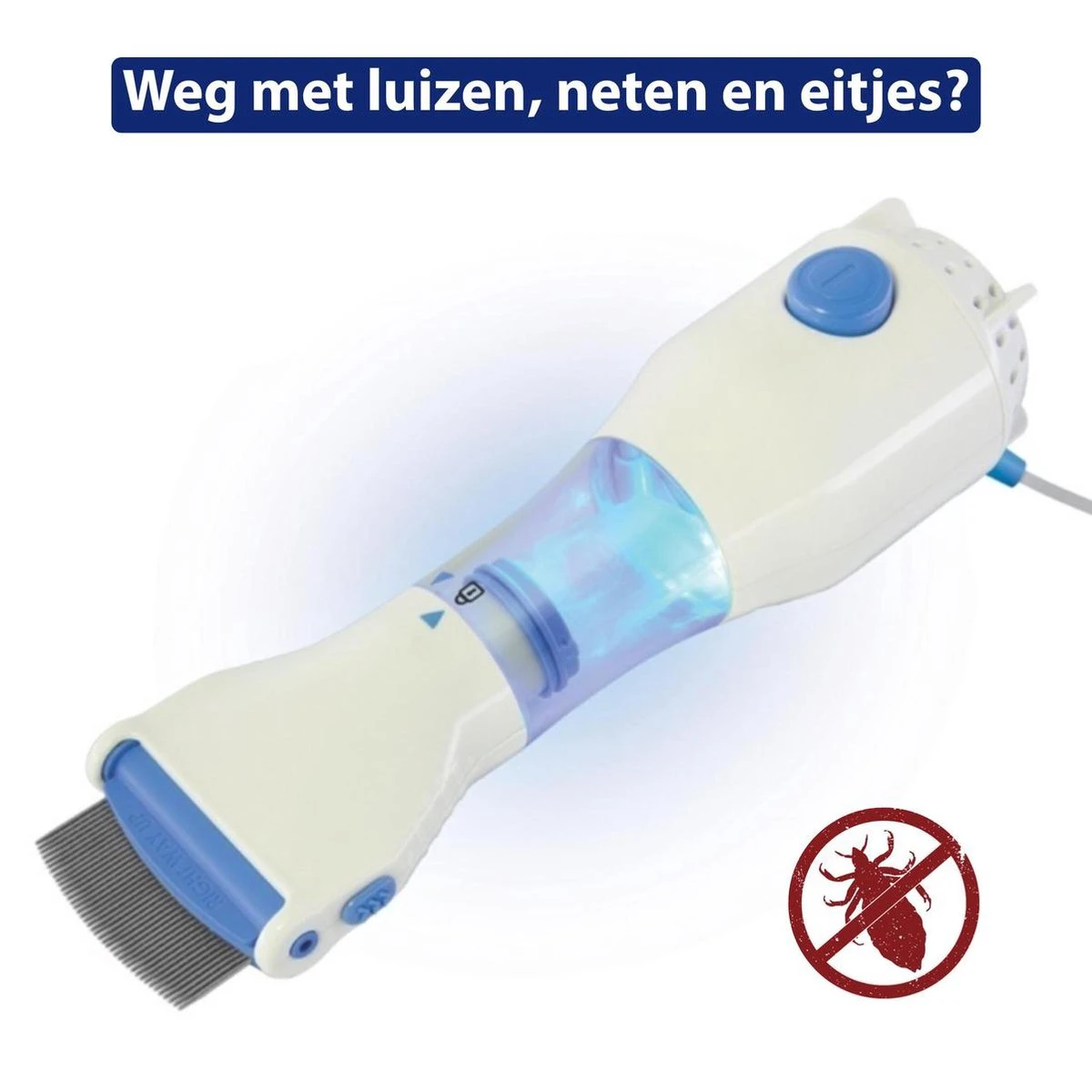 Ehivo® Elektrische Luizenkam - Wit | Luizenkam / Netenkam / Luizen Verwijderaar / Luizen Verwijderen / Kam Tegen Luizen / Luizen Bestrijden / Elektrische Netenkam / Hoofdluis Verwijderen | Nieuw 2019 Model 10 Ehivo® Elektrische Luizenkam - Wit | Luizenkam / Netenkam / Luizen Verwijderaar / Luizen Verwijderen / Kam Tegen Luizen / Luizen Bestrijden / Elektrische Netenkam / Hoofdluis Verwijderen | Nieuw 2019 Model - Afbeelding 8