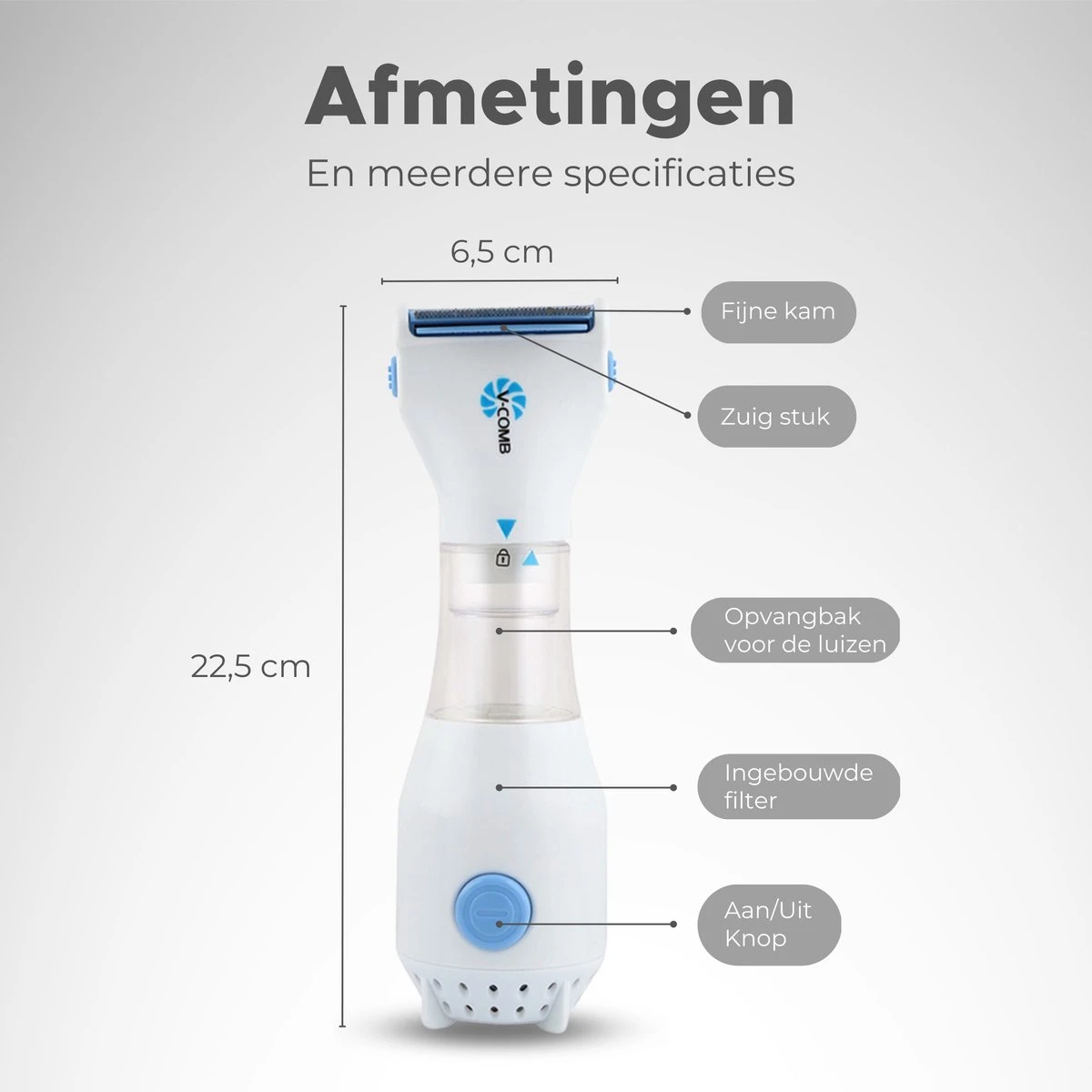 Luxe Elektrische Luizenkam - Luizenkammen - Vlooienkam - Luizenkam Elektrisch - Netenkam 12 Luxe Elektrische Luizenkam - Luizenkammen - Vlooienkam - Luizenkam Elektrisch - Netenkam - Afbeelding 10