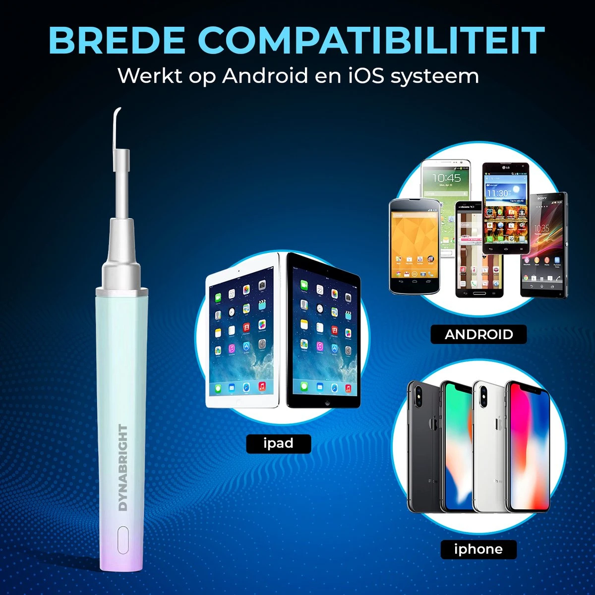 DynaBright Oorsmeer Verwijderaar - Oorreiniger - Met Camera - Deksel (dopje) Voor Extra Hygiëne - Verbind Via WiFi - Ear Cleaner - Met LedLamp En App Op Smartphone - Verwisselbare Opzetstukjes 7 DynaBright Oorsmeer Verwijderaar - Oorreiniger - Met Camera - Deksel (dopje) Voor Extra Hygiëne - Verbind Via WiFi - Ear Cleaner - Met LedLamp En App Op Smartphone - Verwisselbare Opzetstukjes - Afbeelding 5