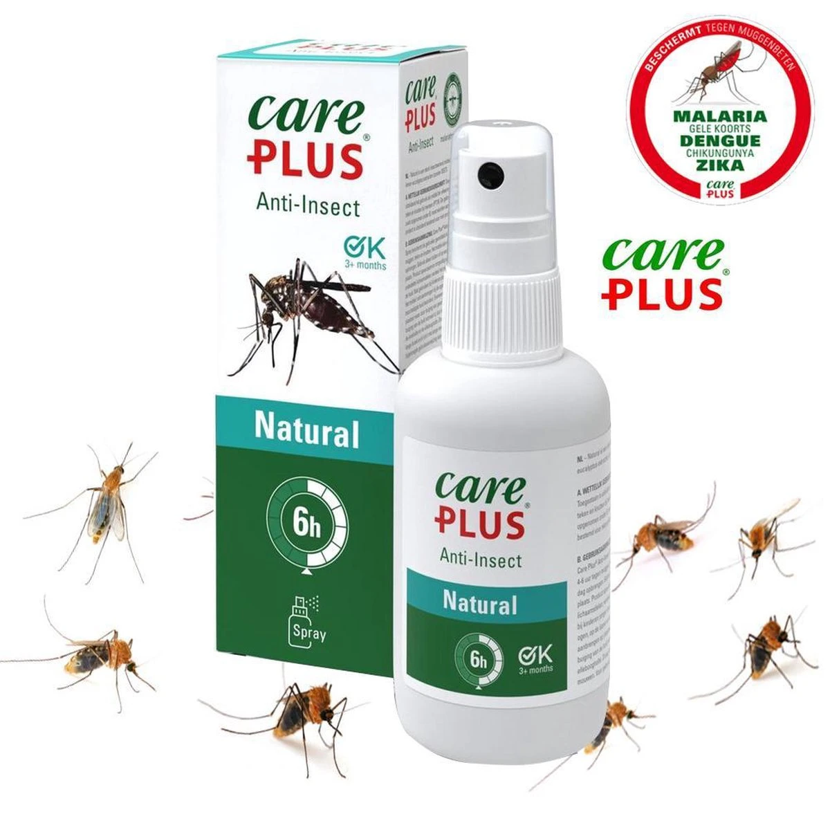 Care Plus Anti-Insect Natural Spray, 60 ML - Muggenspray - Natuurlijk 9 Care Plus Anti-Insect Natural Spray, 60 ML - Muggenspray - Natuurlijk - Afbeelding 7