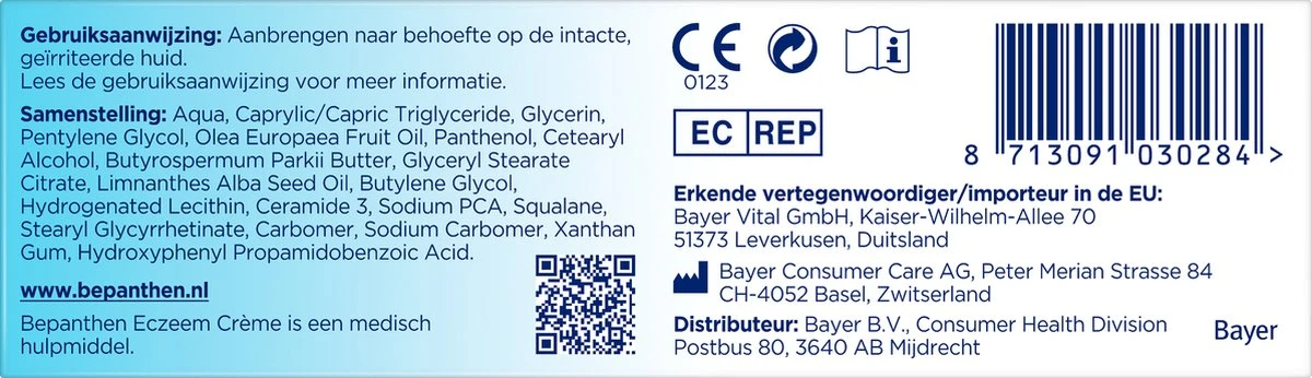 Bepanthen Eczeem Creme - Verlicht Jeuk En Roodheid - Mild Tot Matig Atopisch Eczeem - 50 Gram 8 Bepanthen Eczeem Creme - Verlicht Jeuk En Roodheid - Mild Tot Matig Atopisch Eczeem - 50 Gram - Afbeelding 6