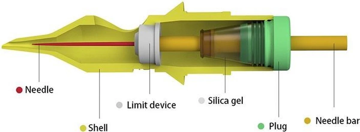 10 Tatoeage Cartridges Met Tattoo Naalden In Verschillende Maten 8 10 Tatoeage Cartridges Met Tattoo Naalden In Verschillende Maten - Afbeelding 6