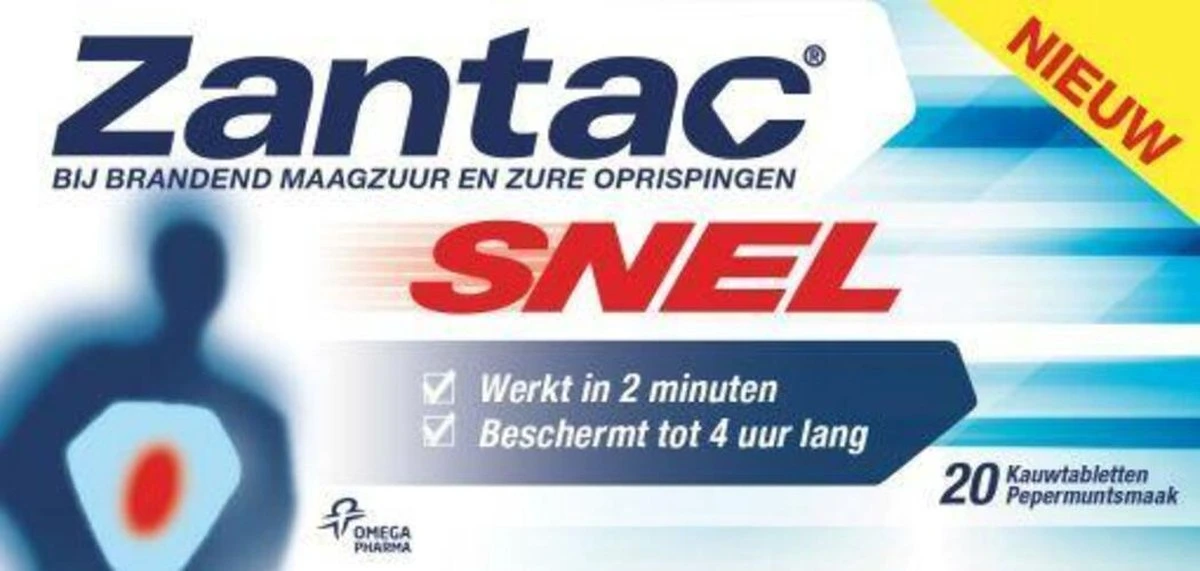 Zantac Snel Tabletten - Snel Effectief Bij Maagzuur En Oprispingen - 20 Stuks 15 Zantac Snel Tabletten - Snel Effectief Bij Maagzuur En Oprispingen - 20 Stuks - Afbeelding 13