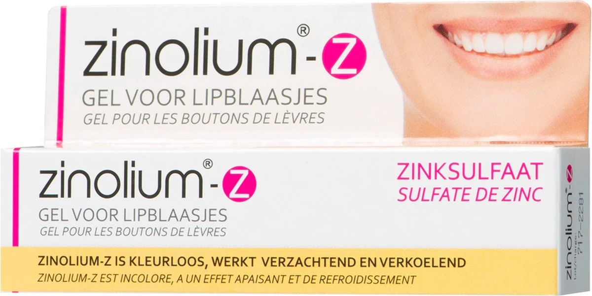 Zinolium-Z Gel - Koortslipbehandeling Lipblaasjes - 5 Gram 6 Zinolium-Z Gel - Koortslipbehandeling Lipblaasjes - 5 Gram - Afbeelding 4
