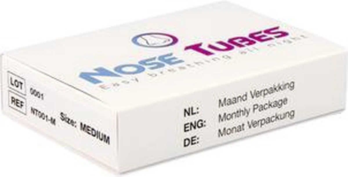Nosetubes Maand Verpakking Maat: M 3 Nosetubes Maand Verpakking Maat: M