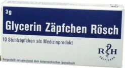 Rösch & Handel Glycerine Zetpillen 3 Gr. - 10 Stuks Verpakking
