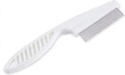 Merkloos Luizenkam Voor Mens & Dier - Netenkam - Vlooienkam- Kam Tegen Luizen - Luizen Bestrijden - Hoofdluis - Vlooienkam - Wit -Zelfzorg Winkel 1200x719 2