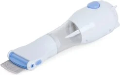 Merkloos Elektrische Luizenkam - Met 2x Filter - Electrische Luizenkammen - Vlooienkam - Incl Schoonmaak Kwastje - Voor Zowel Mensen Als Voor Dieren Geschikt -Zelfzorg Winkel 1200x750