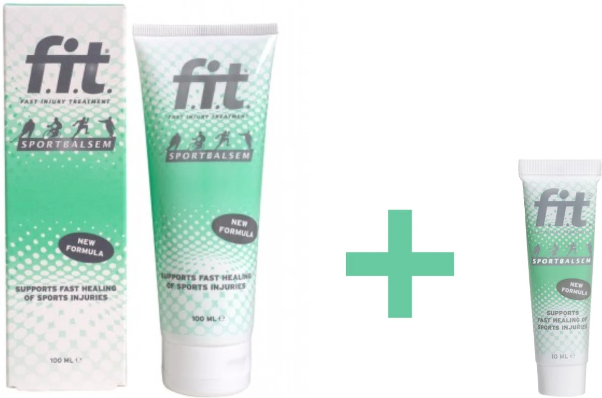 FIT Sportbalsem 100ml + 10ml GRATIS 3 FIT Sportbalsem 100ml + 10ml GRATIS