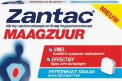 Zantac Maagzuur - Kauwtabletten – Pepermuntsmaak - 48 Stuks