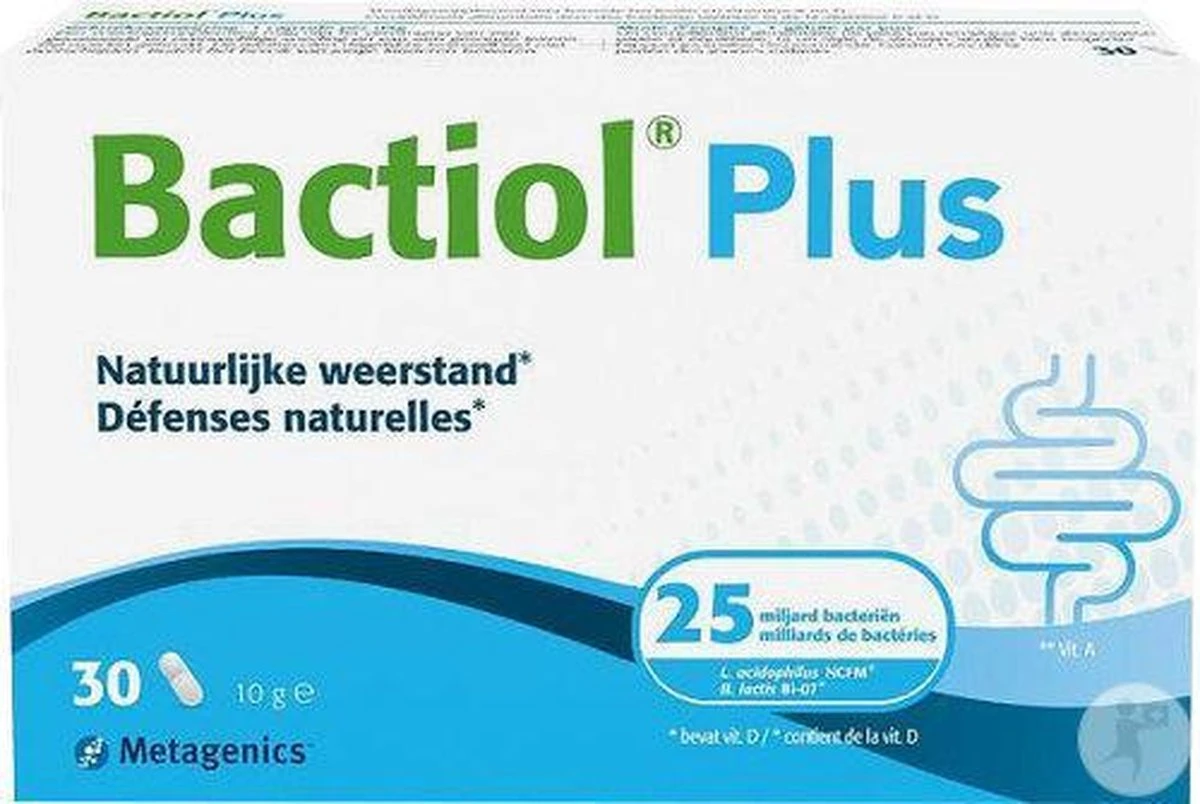 Metagenics Bactiol Plus - 30 Capsules 8 Metagenics Bactiol Plus - 30 Capsules - Afbeelding 6