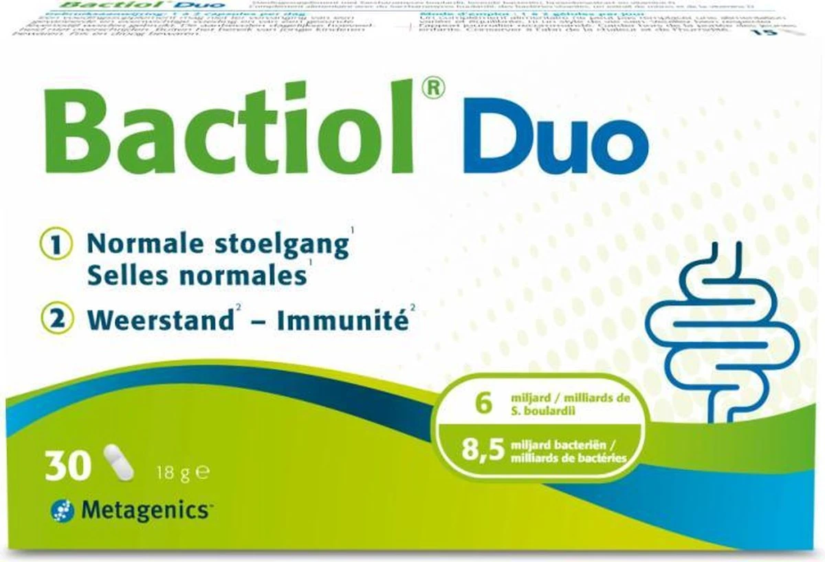 Metagenics Bactiol Plus - 30 Capsules 7 Metagenics Bactiol Plus - 30 Capsules - Afbeelding 5