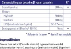 Vitakruid Groene Thee & Bioperine 60 Vega Capsules -Zelfzorg Winkel 1200x825