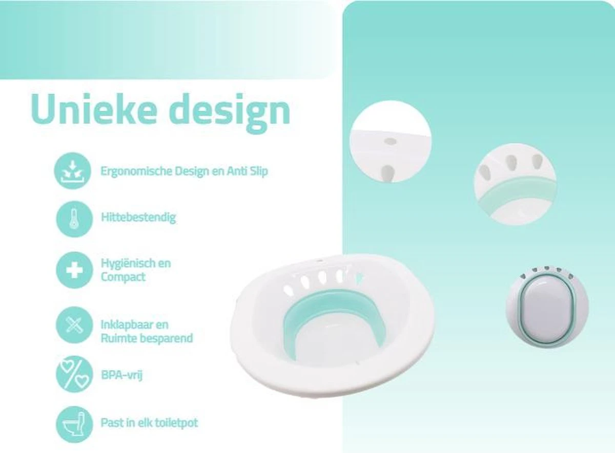 URlife® - Vaginale Stoombad- Helpt Tegen Schimmelinfecties, Geur En Meer- Vaginale Gezondheid- Vaginale Verzorging + Reiniging- Vagina Douche / Bad- Groen 13 URlife® - Vaginale Stoombad- Helpt Tegen Schimmelinfecties, Geur En Meer- Vaginale Gezondheid- Vaginale Verzorging + Reiniging- Vagina Douche / Bad- Groen - Afbeelding 11