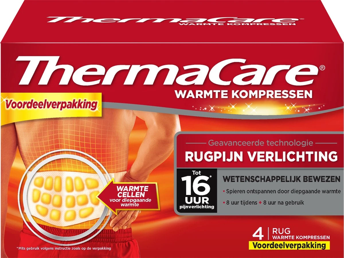 Thermacare - Rugpijn Verlichting Warmte Kompres - Voordeelverpakking 3 Thermacare - Rugpijn Verlichting Warmte Kompres - Voordeelverpakking