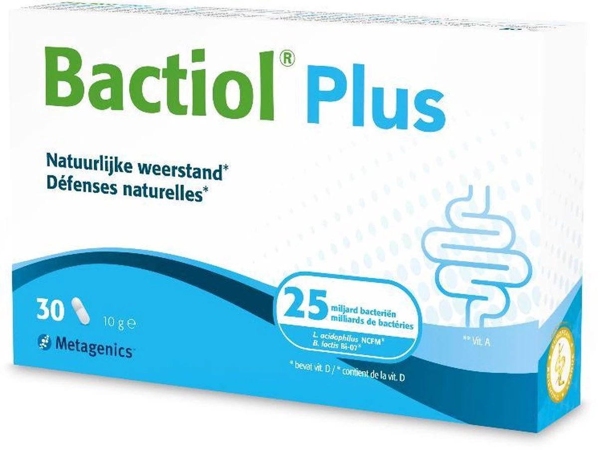 Metagenics Bactiol Plus - 30 Capsules 5 Metagenics Bactiol Plus - 30 Capsules - Afbeelding 3