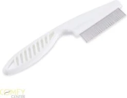 Merkloos Luizenkam Voor Mens & Dier - Netenkam - Vlooienkam- Kam Tegen Luizen - Luizen Bestrijden - Hoofdluis - Vlooienkam - Wit