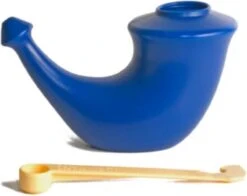 Rhino Horn Neusspoeler Blauw