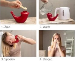 Neti Pot - Neusdouche - Neusdouche Volwassenen - Nasaal Spoelzout - Neusspoeler - Neusspoelers - Neusdouche Baby - Neuszuiger Baby - Neusreiniger Baby - Hooikoorts Verhelpen -Zelfzorg Winkel 1200x971